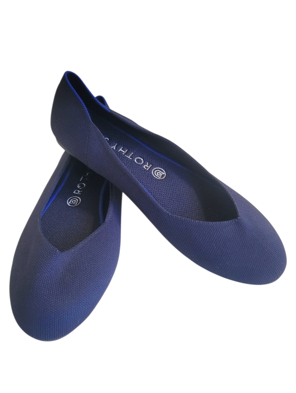 Rothy's Navy Slip-On Ballet Flats Womens 10.5
